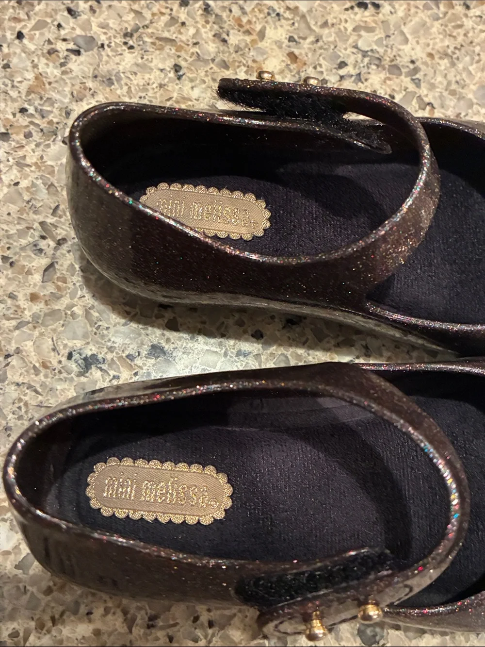 TODDLER MINI MELISSA 31465 BALLET SP BB MARY JANE FLAT 03800 MULTICOLOR GLITTER
